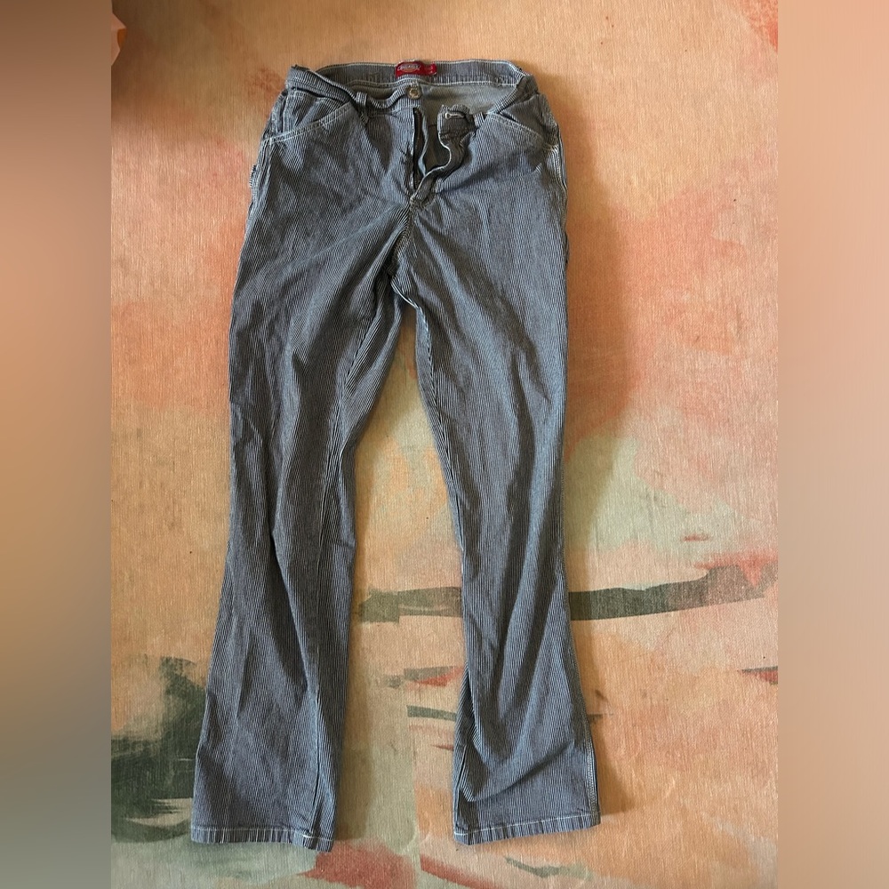 Blue Pinstripe Dickies Pants